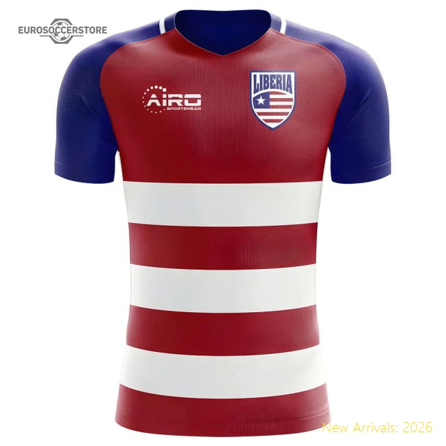 2025-2026 Liberia Home Concept Football Shirt - Official Design