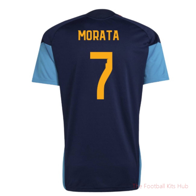 2026-2027 Spain Training Jersey (Night Indigo) (Morata 7)