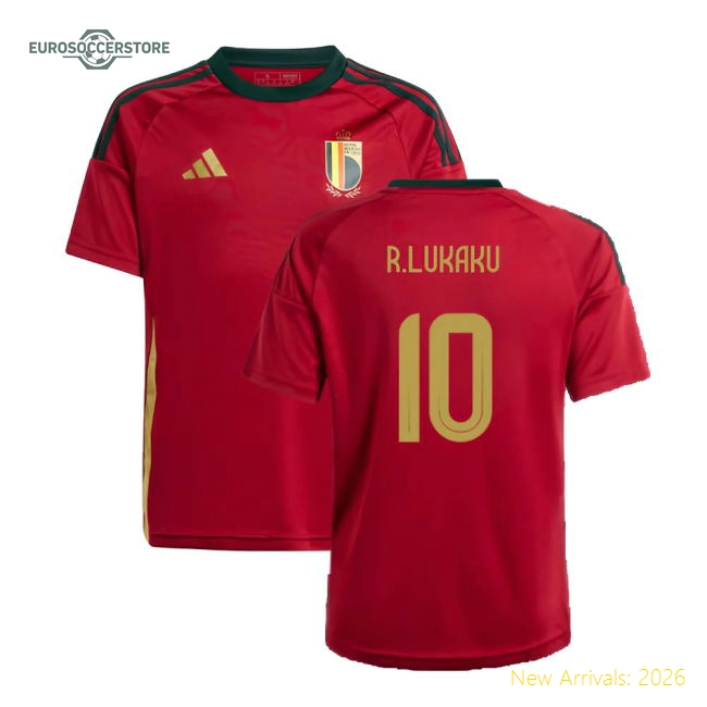 Premium Kids Football Team R.lukaku Jersey 2024-2025 Moisture-wicking