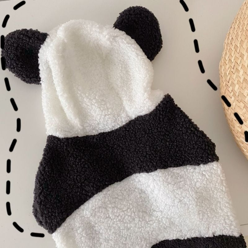 Stylish Bambuff Frenchie Panda Costume Hoodie – Halloween Warm Adorab...