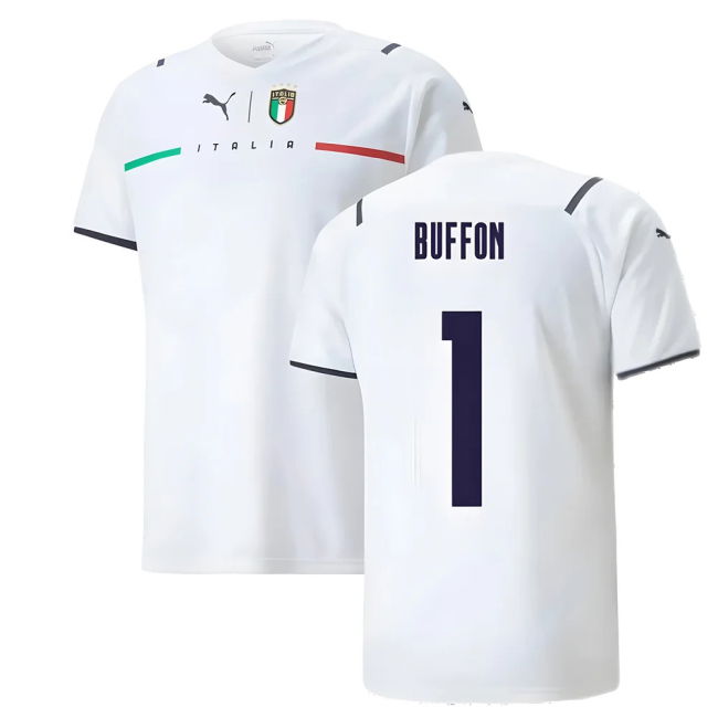 2021-2022 Italy Away Shirt (Buffon 1) Quality Worldcup Oranje