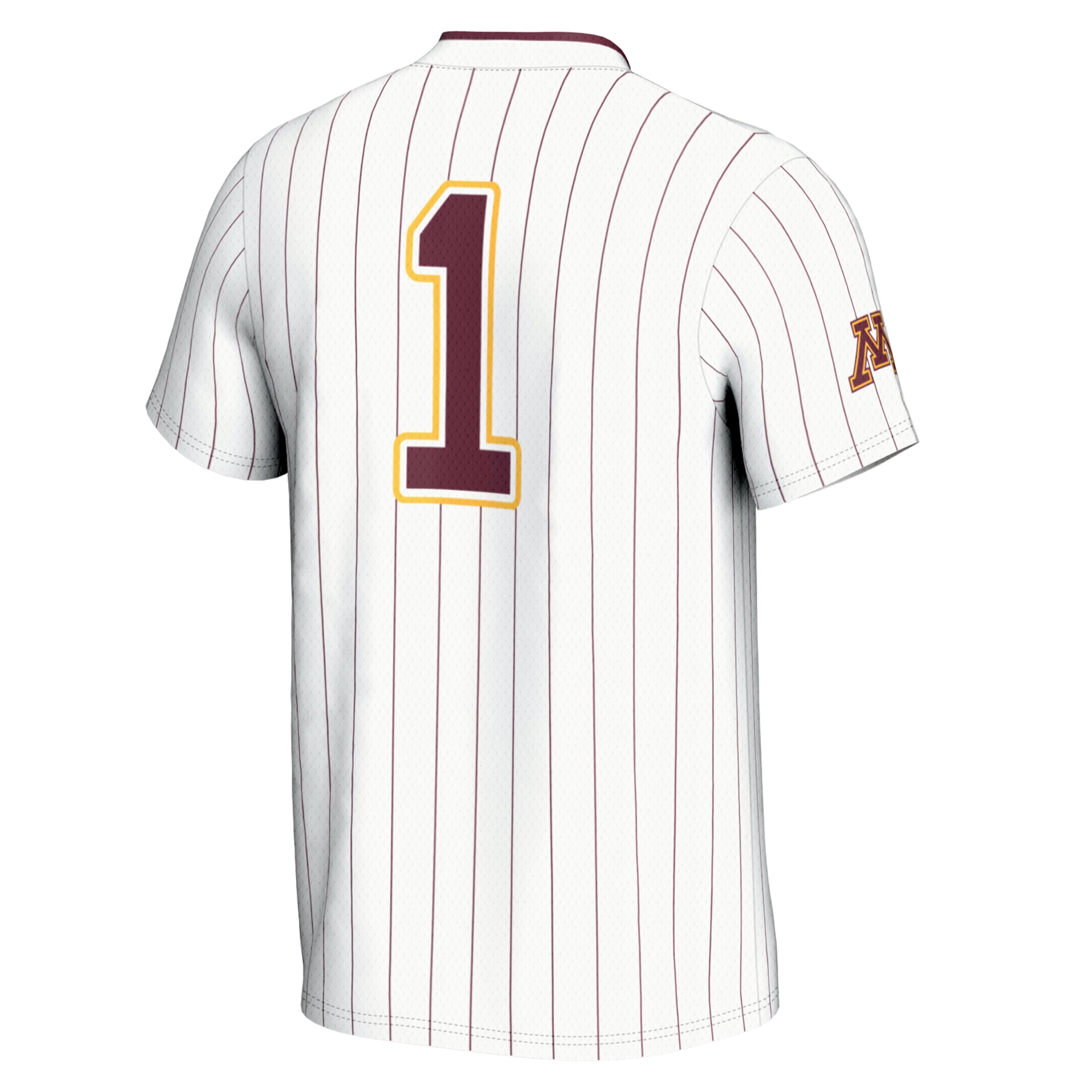 #1 Minnesota Golden Gophers GameDay Greats Unisex Lightweight Softball Jersey - White