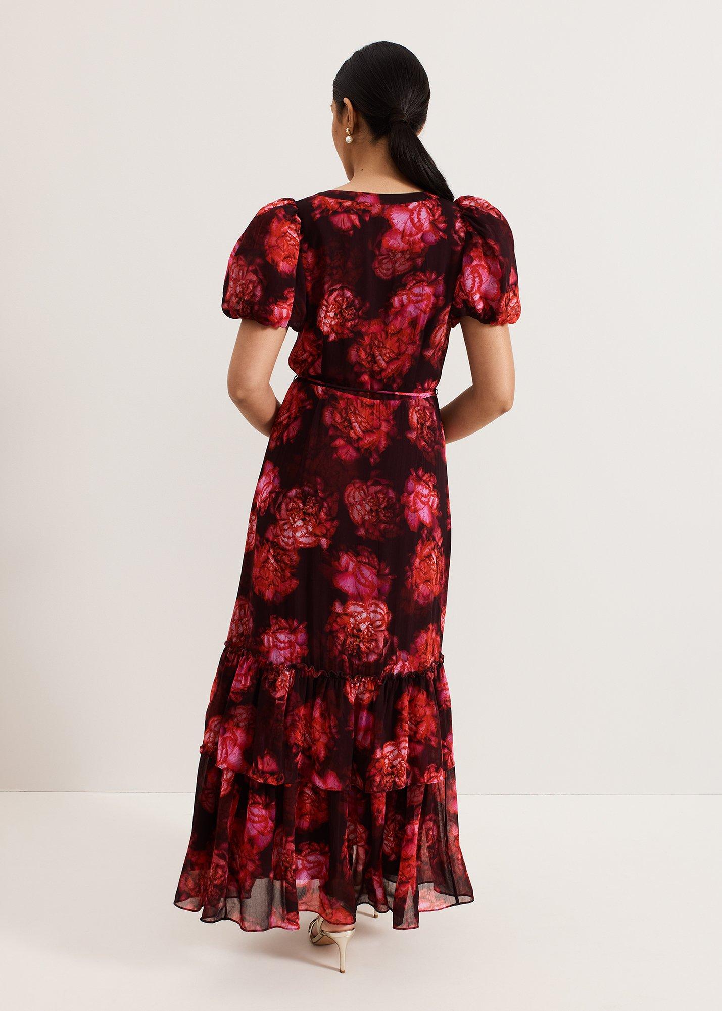 Petite Amaris Floral Sleeve Maxi Dress