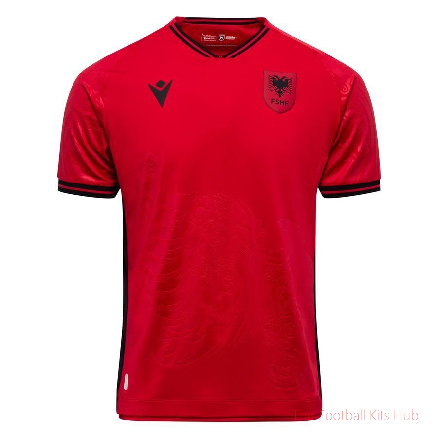 Men Albania Home Shirt 2025/26 UEFA Euro