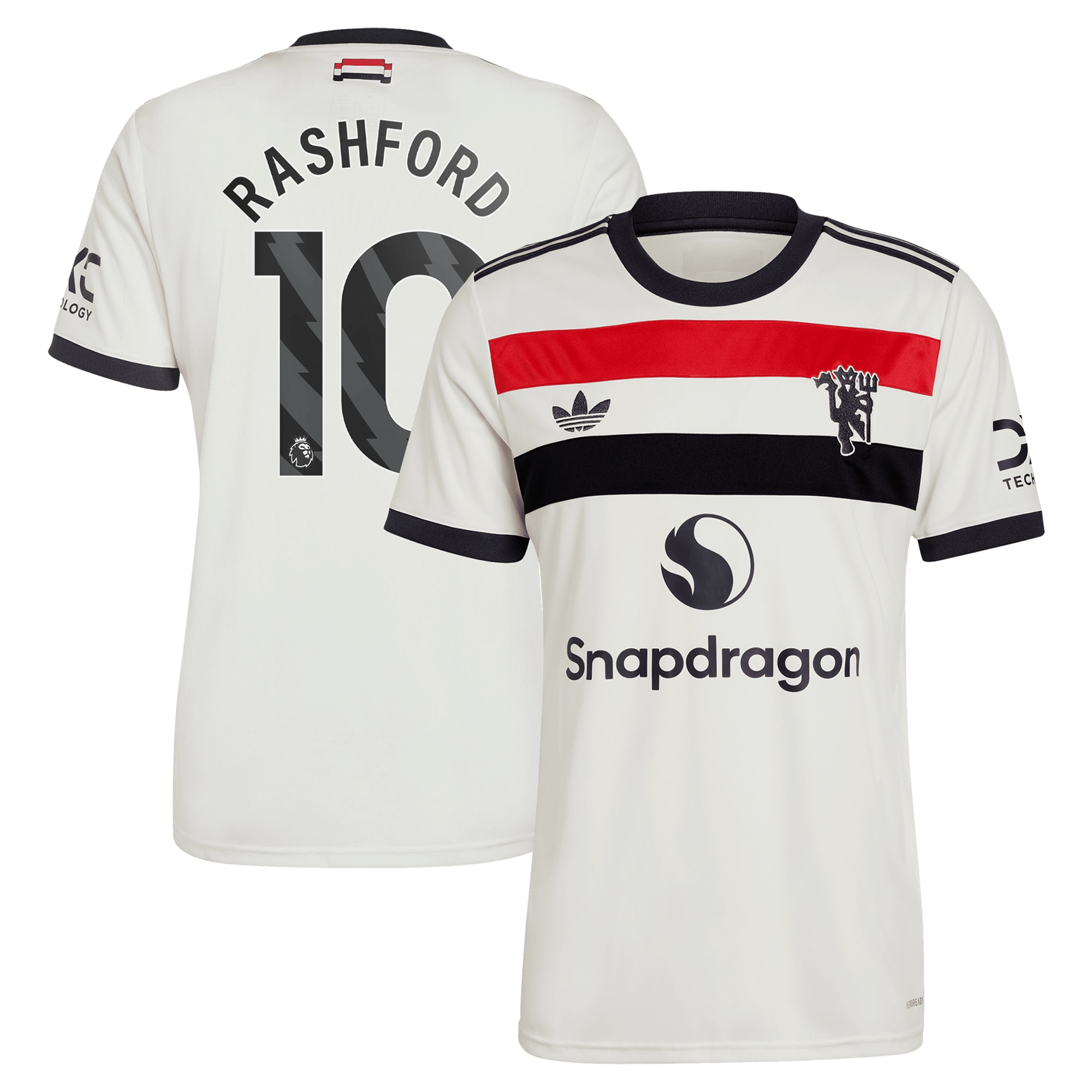 [SJH] Marcus Rashford Manchester United Originals 2024/25 Third Replica Jersey - Cream