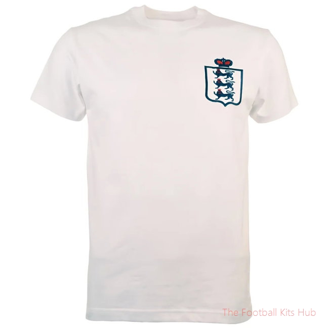 England Limited Edition Retro T-Shirt White