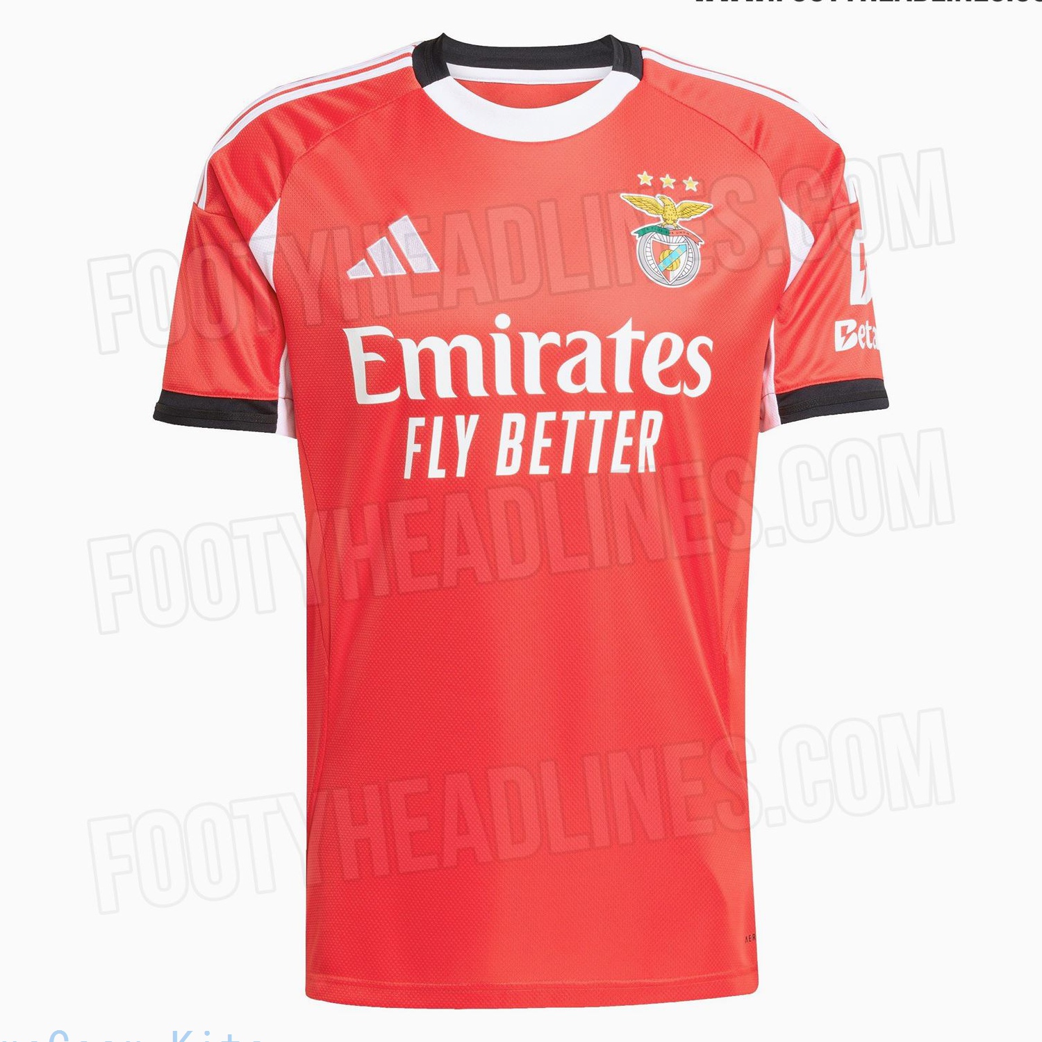[LK] Benfica Kit Leaked 25 26 Home Apparel