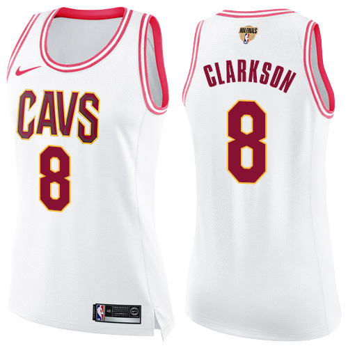 White Nike C. Cavaliers #8 NBA Jersey Basketball Jersey NBA Fan Apparel