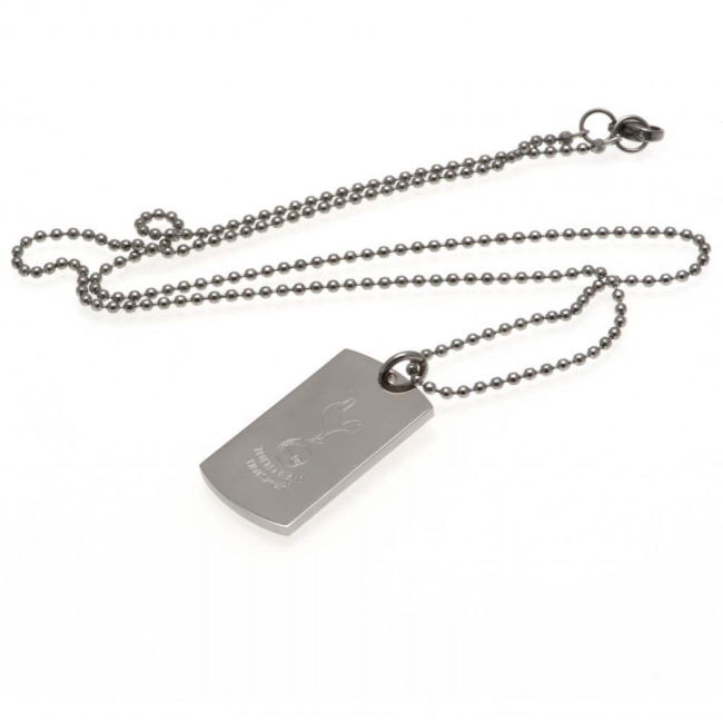 Tottenham Hotspur FC Engraved Dog Tag & Chain | Durable | Professional