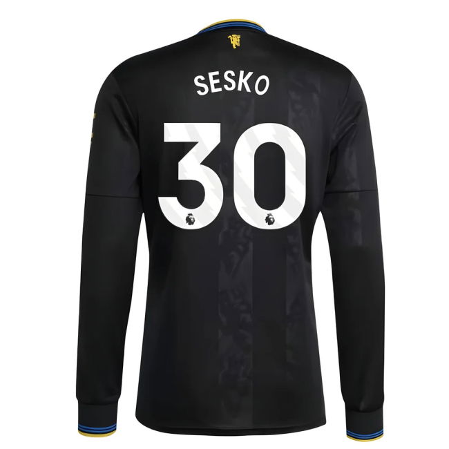 2025-2026 Man Utd Long Sleeve Third Jersey (Sesko 30)
