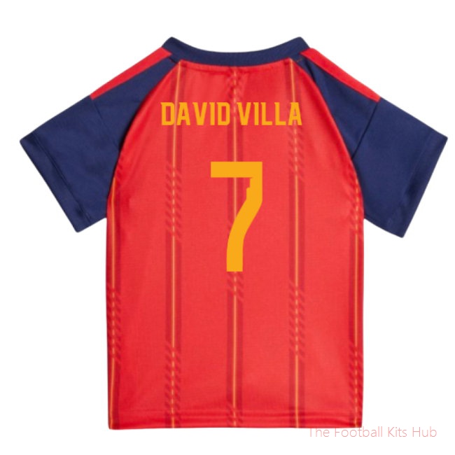 [LK] 2026/27 Spain Home Baby Kit (David Villa 7)