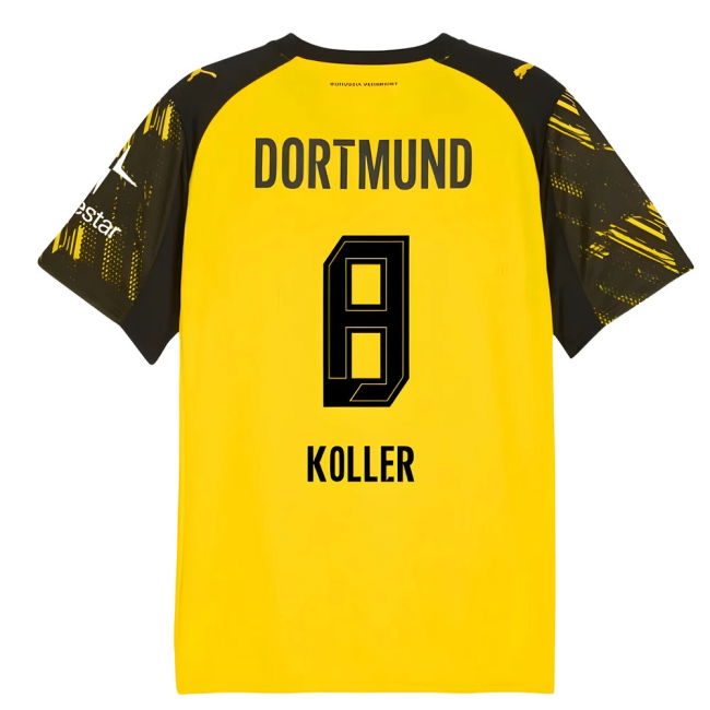 Authentic 2025-2026 Borussia Dortmund Jersey With Retro Design