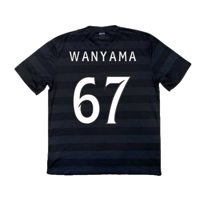 Licensed Green And White Hoops Wanyama #67 Professional Grade 2025-...