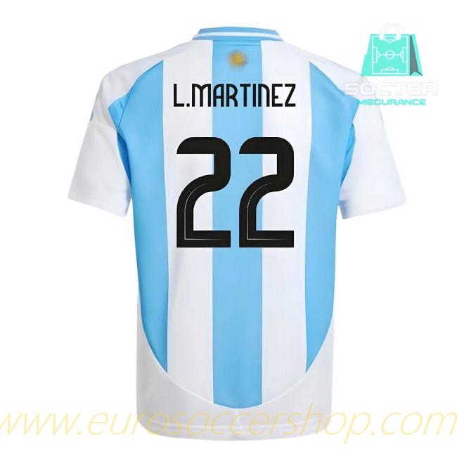 World Cup 2024-25 Edition Argentine National Team Home Kit Youth Version (L.MARTINEZ 22)