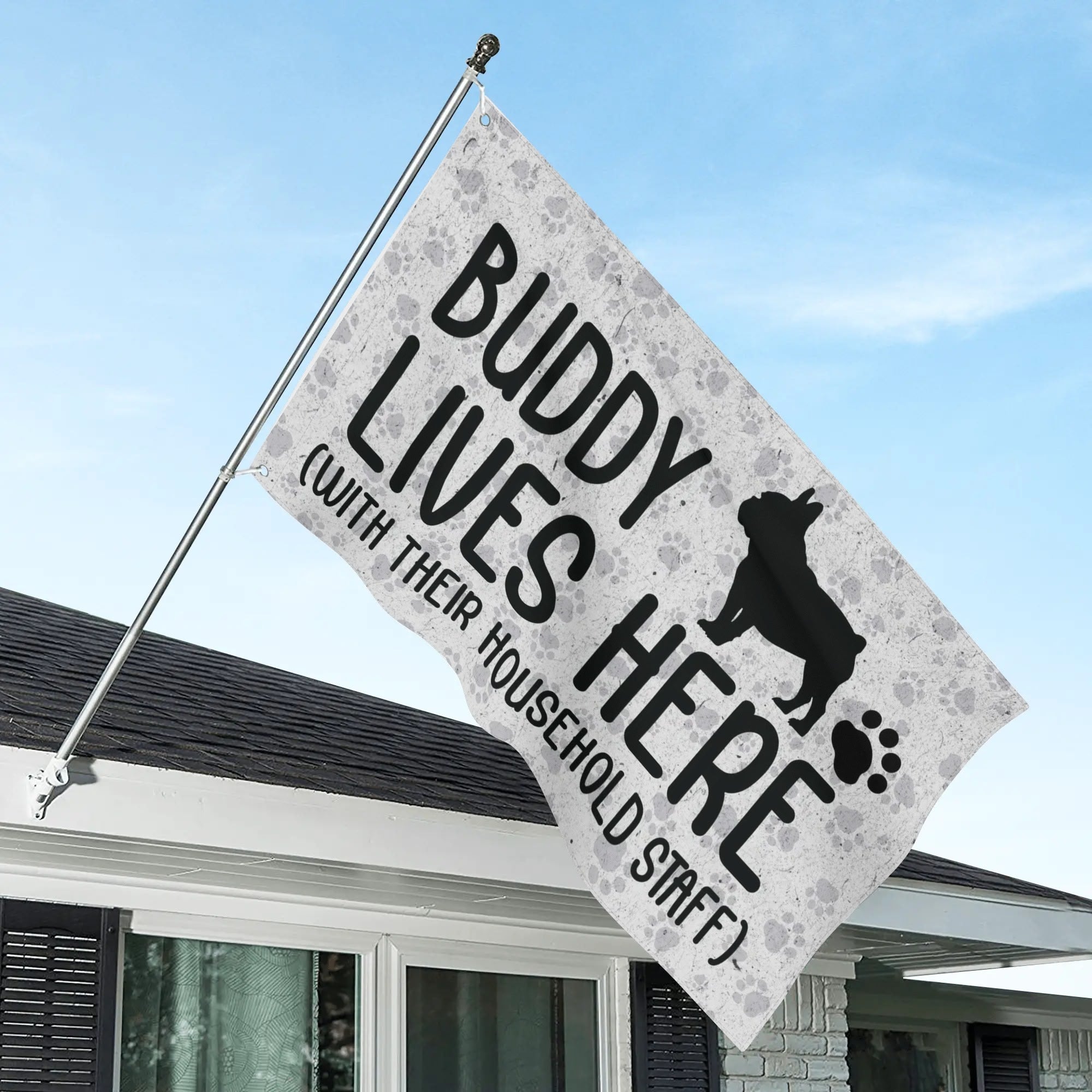 French Bulldog Personalized French Bulldog Garden Flag With Frenchie