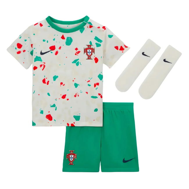 Baby Match Worn Style Portugal Away Player Jersey 2023-2024