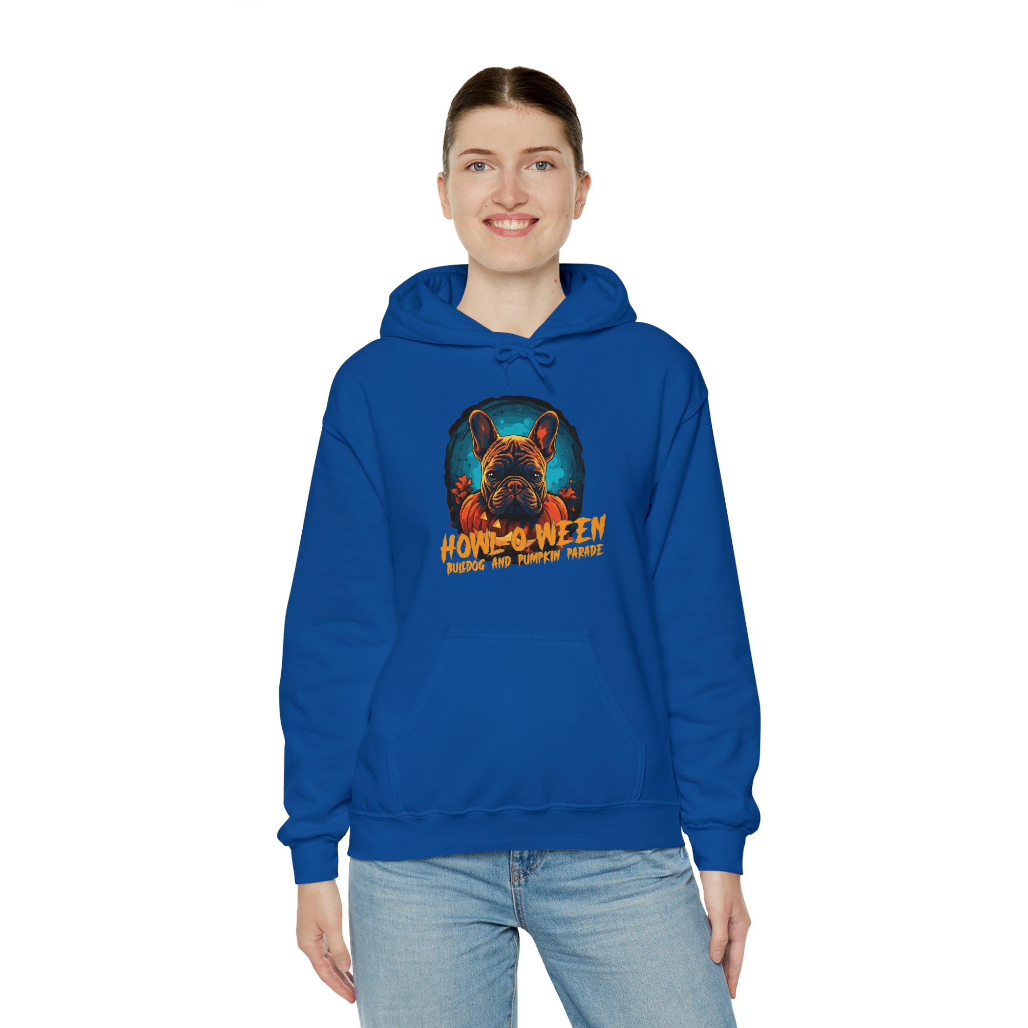 Culture-Inspired Pumpkin Parade Halloween Unisex Hoodie for Daily Life