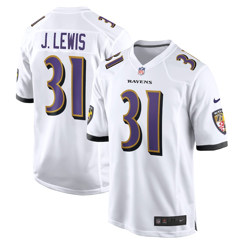 None Jamal Lewis Baltimore Ravens Retro Team Spirit Wear Football Appa