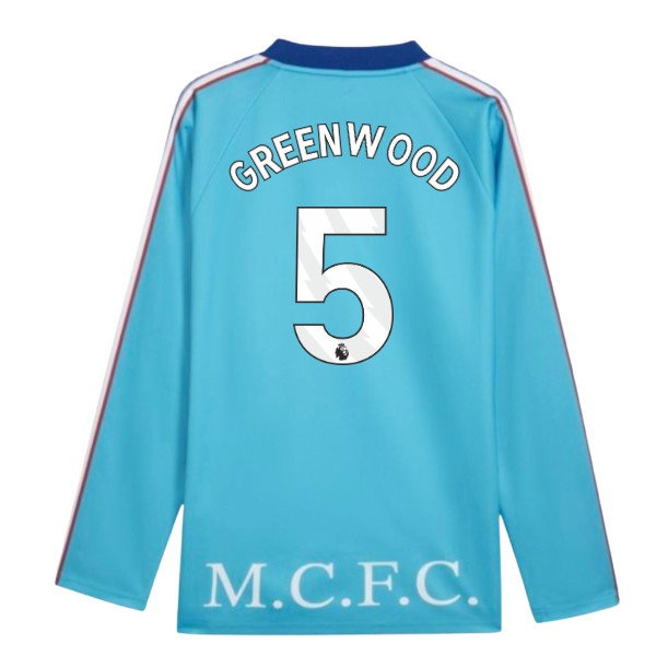 [EWCK] 2026-2027 Man City KING Jersey LS (Blue) (Greenwood 5)
