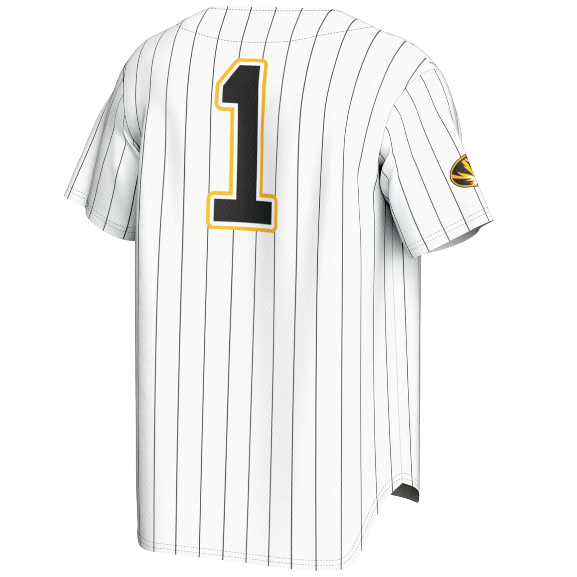 #1 Missouri Tigers GameDay Greats Lightweight Baseball Jersey - White