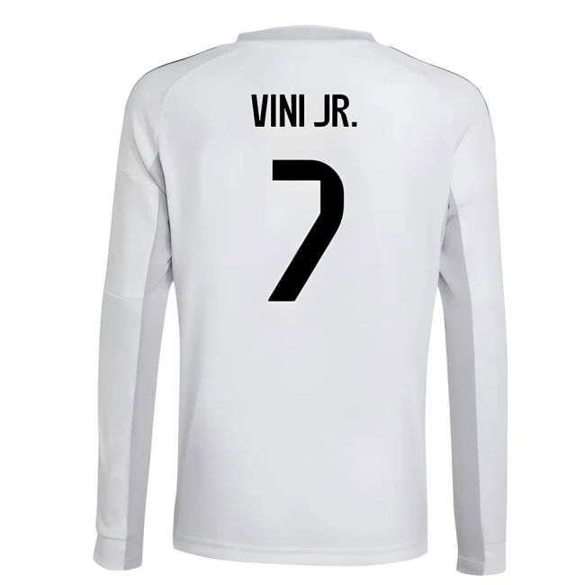 Kids New Real Madrid Home Match Shirt 2025-2026 (1)