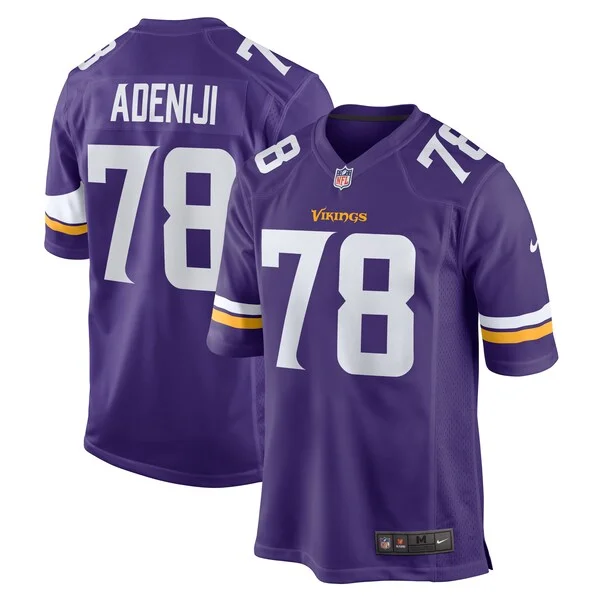 None Game NFL Jersey - Purple | Game-Day Football Apparel | NFL Footba