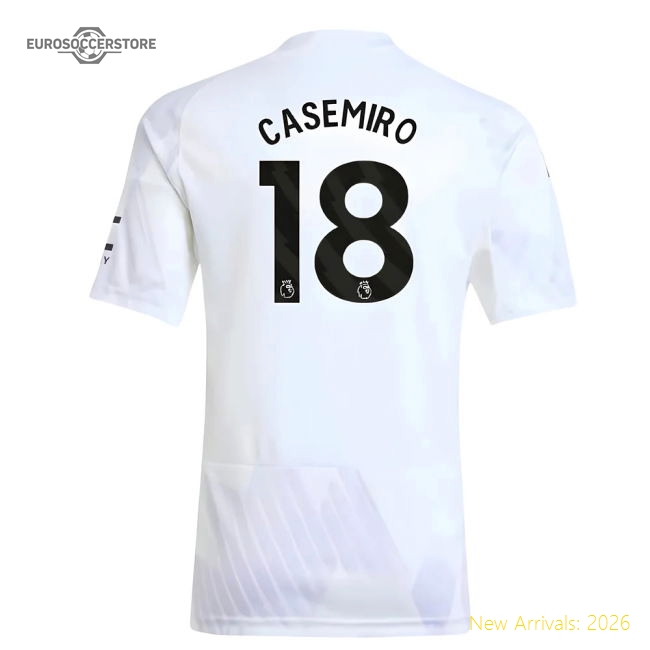 2025-2026 Man Utd Away Top (Kids) (Casemiro 18) In Multiple Youth Sizes
