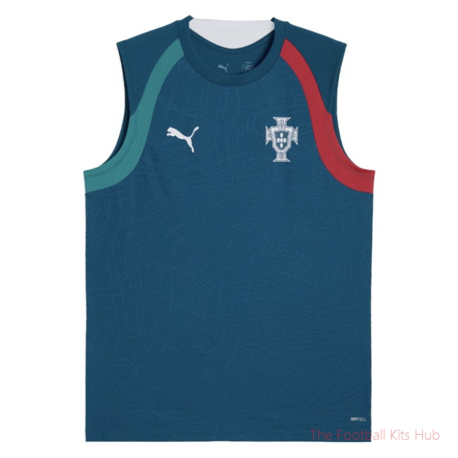 2026-2027 Portugal Sleeveless Training Jersey (Ocean Tropic)