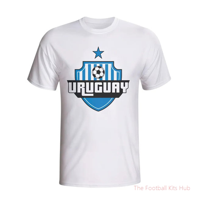 Uruguay Country Logo T-shirt (white) - Kids