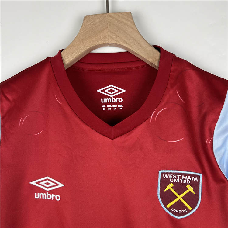 High Performance Kids West Ham United 2324 Home Red Football