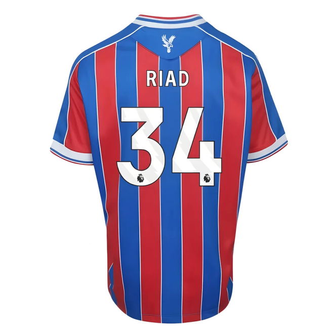 vintage 2025-2026 Crystal Palace Home Shirt (Kids) (Riad 34)