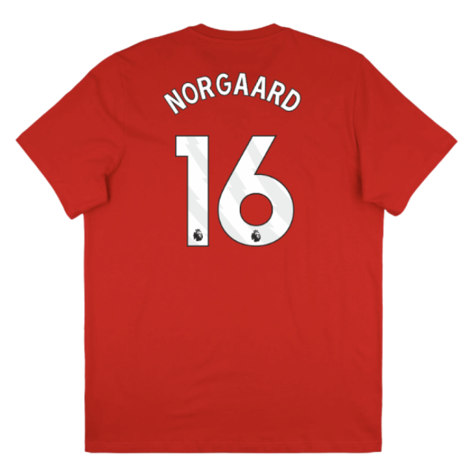 Arsenal Football Club Trendy Home Game Jersey (Norgaard 16)