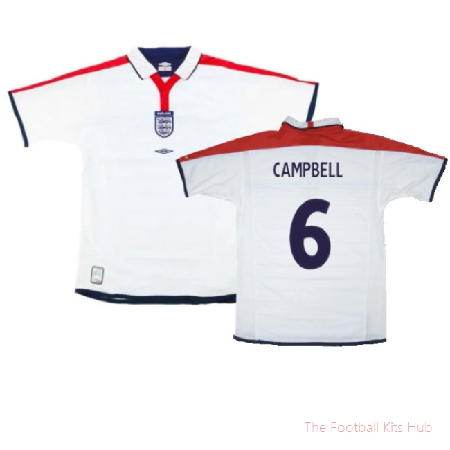 England 2003-05 Home Shirt (Excellent) (Campbell 6)