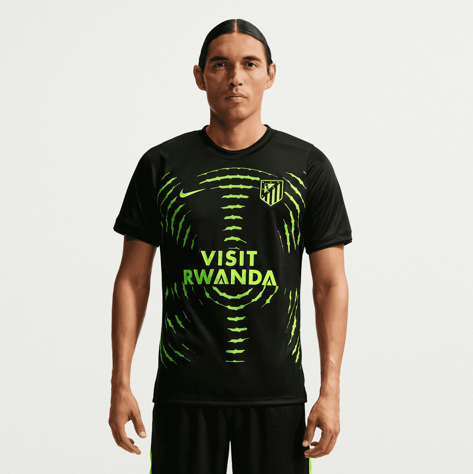 [SJH] Atletico de Madrid 2026/27 Away Pre-Match Jersey Top - Black