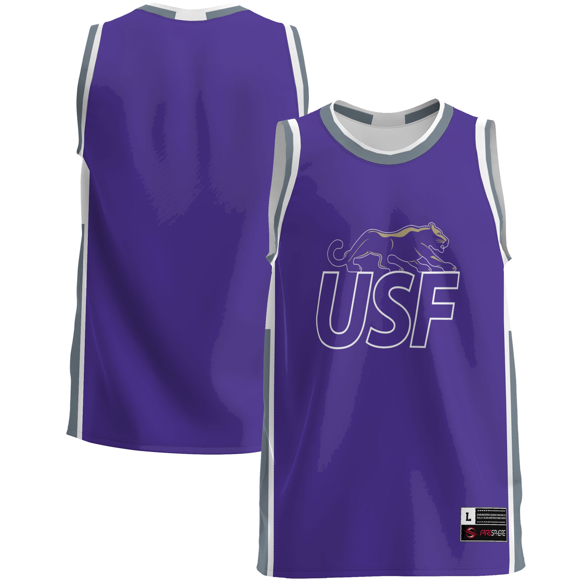 [NJP] University of Sioux Falls Cougars GameDay Greats Lightweight Basketball Jersey - Purple