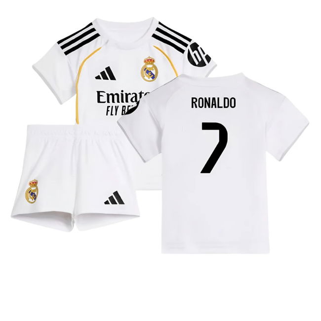 2025-2026 RM Home Modern Football Shirt - Baby (Ronaldo 7)