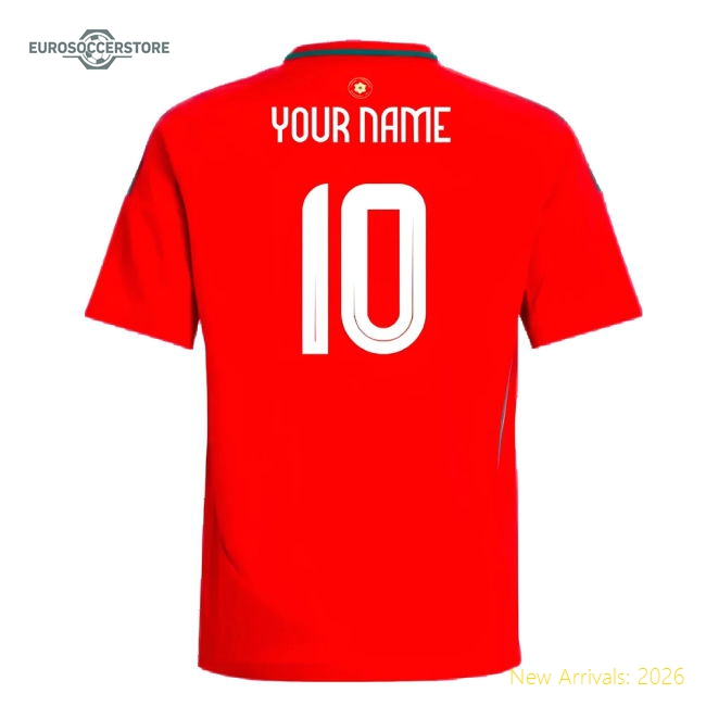 2024-2025 Wales Home Shirt - Kids (Your Name)