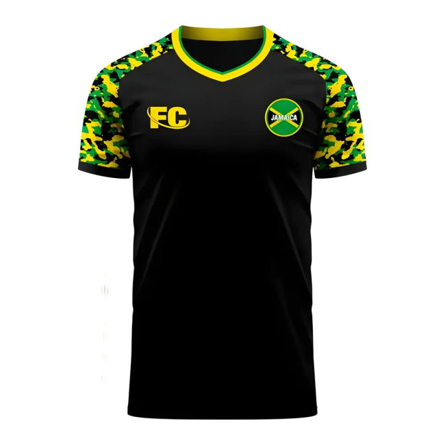Top-Tier Match-Ready Jamaica 2020-2021 Away Concept Football Kit (Fans