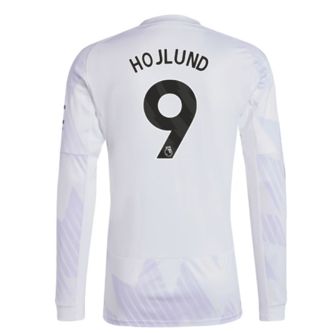 2025-2026 Man Utd Long Sleeve Away Shirt (Hojlund 9)