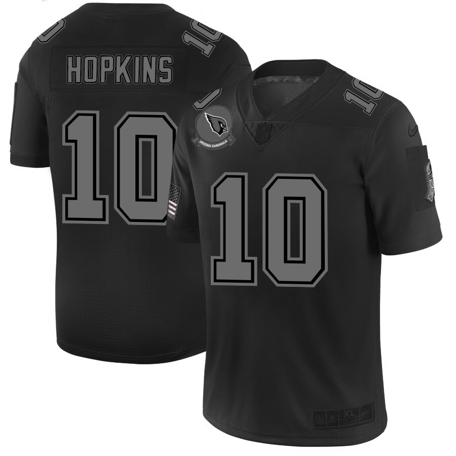 Official NFL A C Cardinals #10 DeAndre Hopkins Black Li-v3
