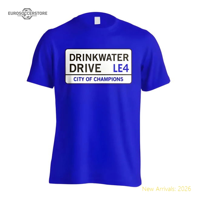 Drinkwater Drive - Leicester Street T-shirt (blue) - Collectors Item