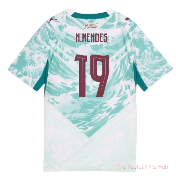 2026-2027 Portugal Away Shirt (Kids) (N.Mendes 19)