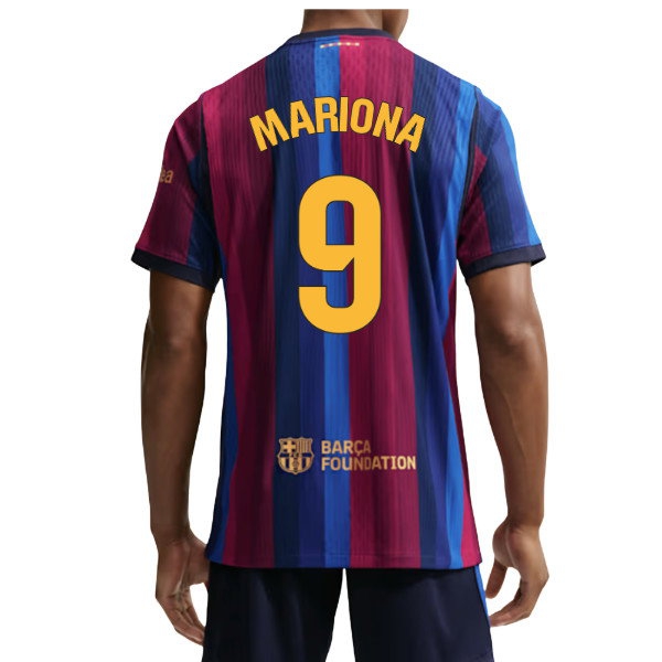 [LLS] 2026-2027 Barcelona Authentic Aero-Fit Match Home Shirt (Mariona 9)