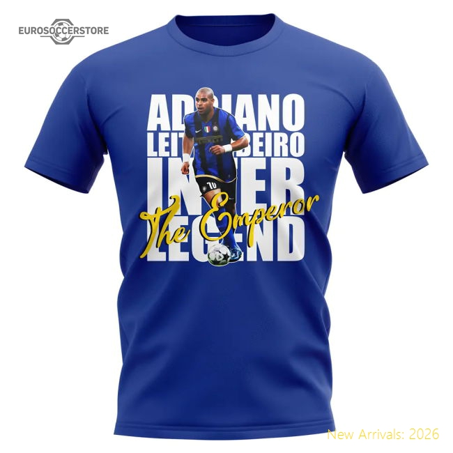 Adriano Inter Milan Player Casual Tee (blue) - Affordable
