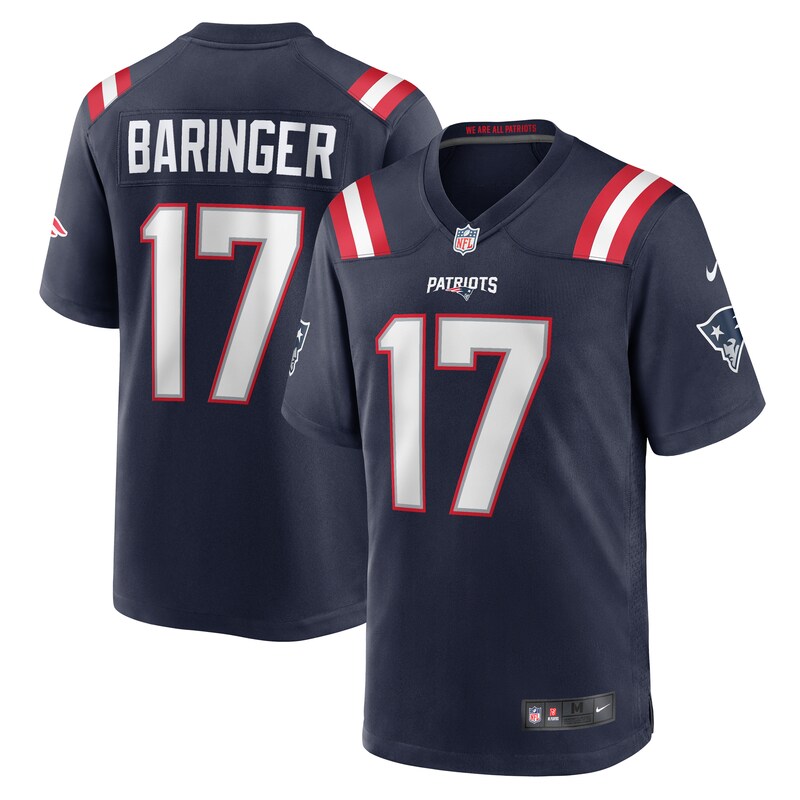 None Bryce Baringer Fan Favorite NE Patriots Officially Licensed Je...