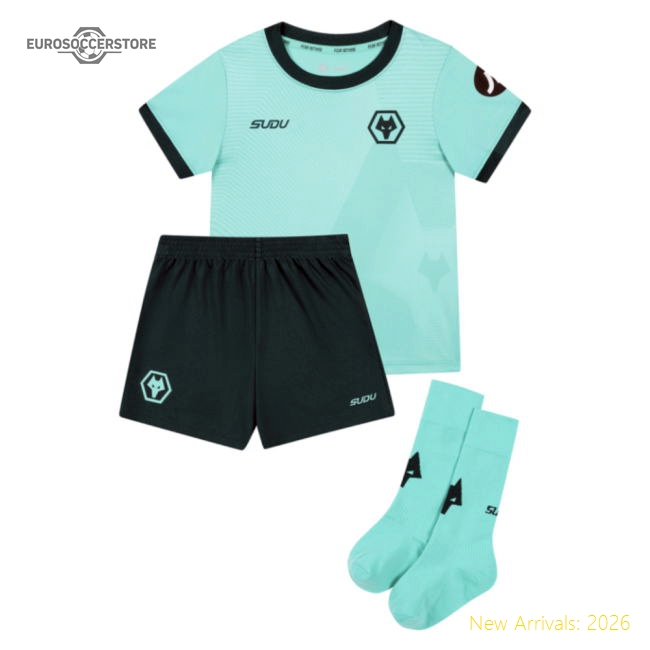 Authentic 2025-2026 Wolves Away Baby Kit - Premium Quality Baby