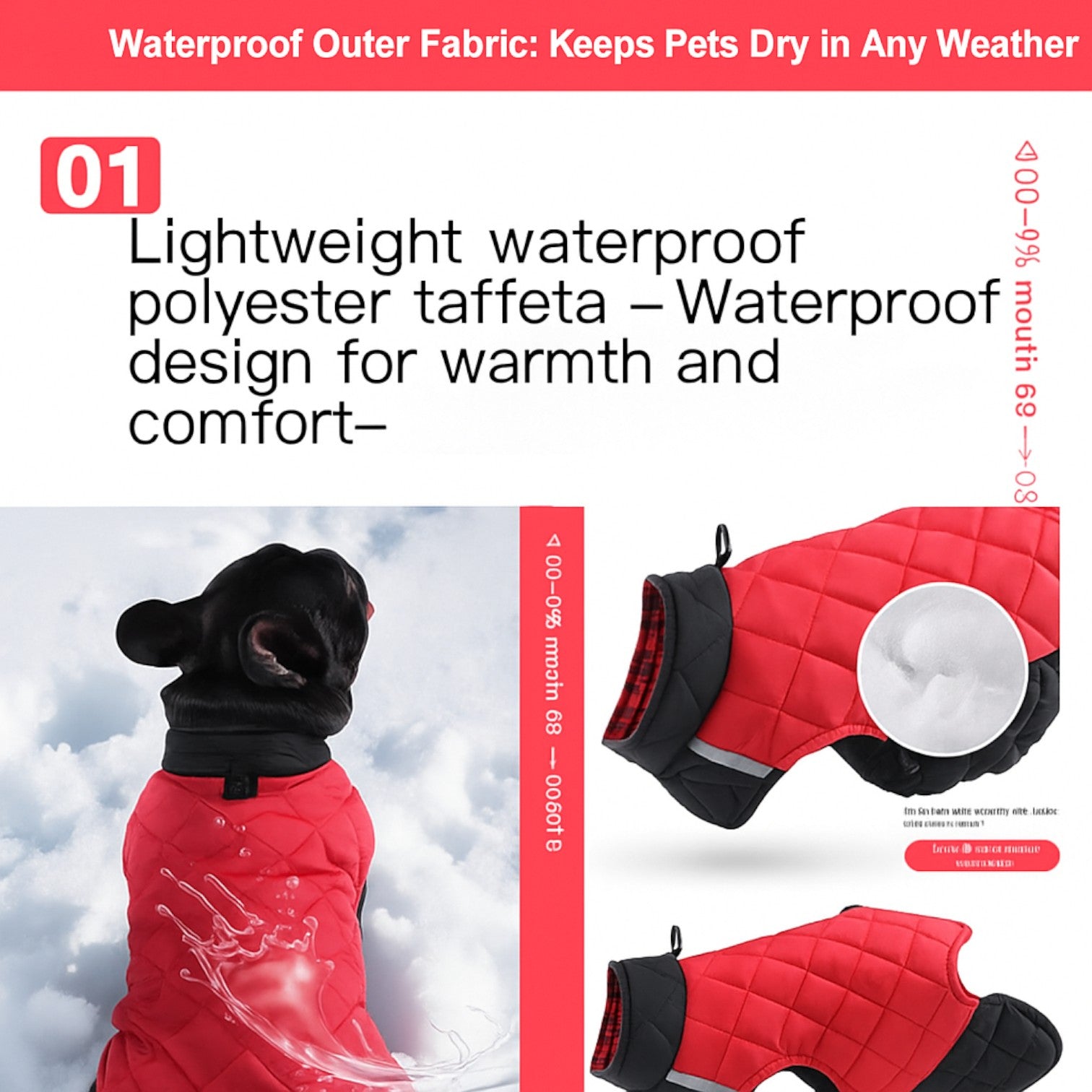 Premium Pawventura™ French Bulldog Winter Jacket — Reversible Reflect...