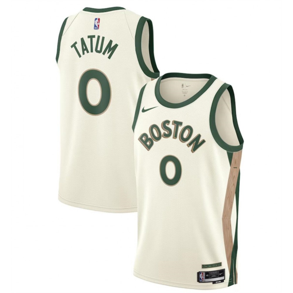 Performance Jersey Boston Celtics Jayson Tatum0 White - City Edition