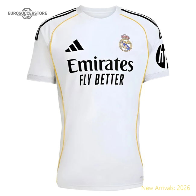 Trending Fan-Favorite 2025-2026 Real Madrid Home Shirt
