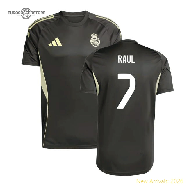 2025-2026 Real Madrid Training Jersey (Utility Grey) (Raul 7)